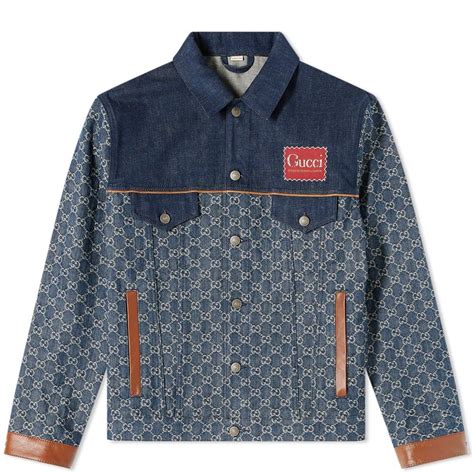 gucci dunjakke|gucci denim jacket vintage.